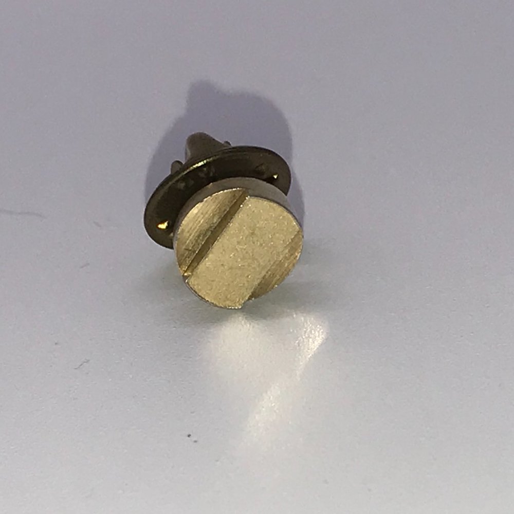 Simple Gold Tie Pin - Picture 3 of 3